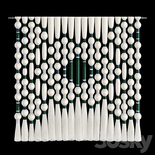 Caralarga Flor de peyote Decorative art 3D Model