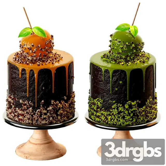 Caramel apple 3D Model Download