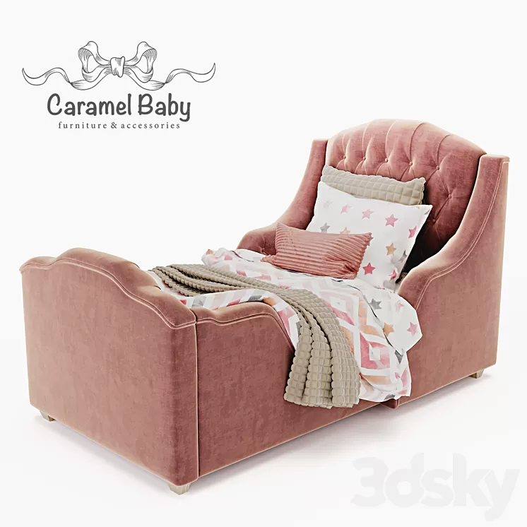 Caramelbaby_ bed Bunny 3D Model Caramelbaby_ bed Bunny 3D Model