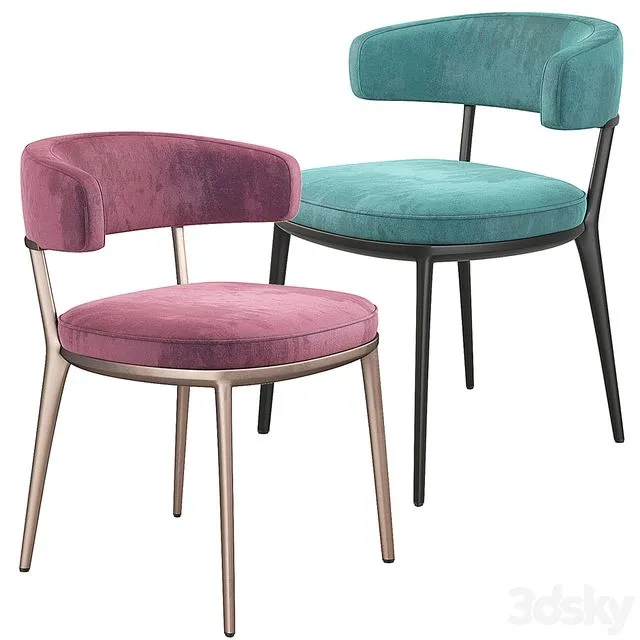 Caratos Maxalto chair Antonio Citterio BB 3D Model