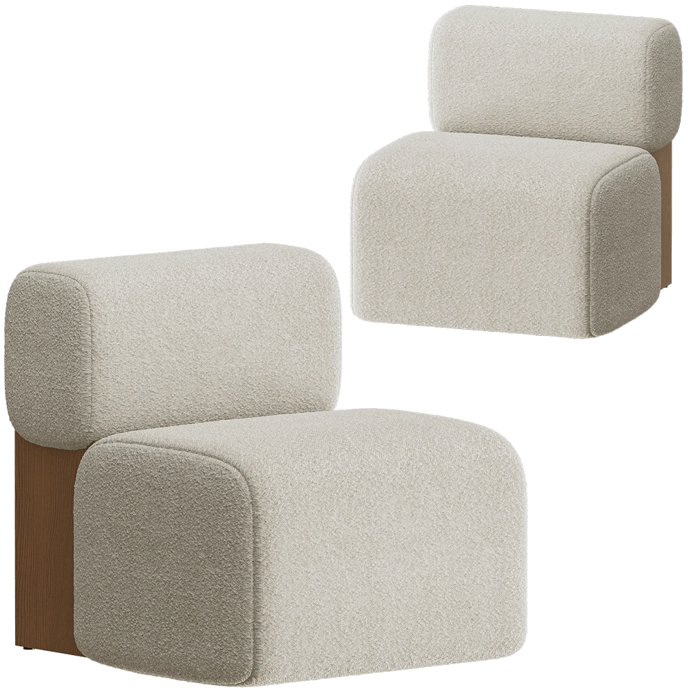 Carel Woodworks – Armchair Mew 3D Model