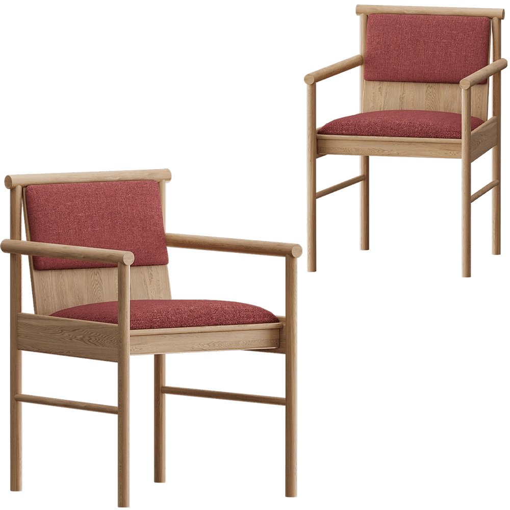 Carel Woodworks – Chair Steekla 3D Model