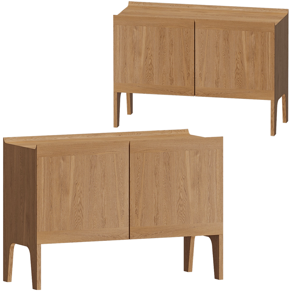 Carel Woodworks – Chest of drawers Heron Credenza 3D Model