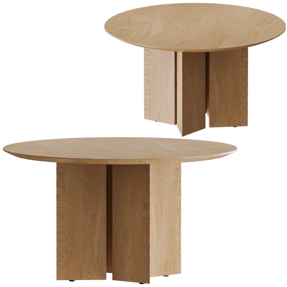 Carel Woodworks – Coffee table Angus 700 3D Model