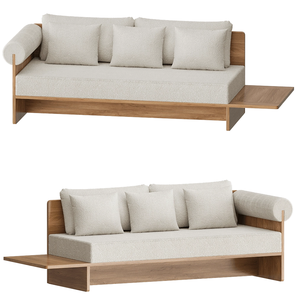 Carel Woodworks – Sofa Badmash 3D Model