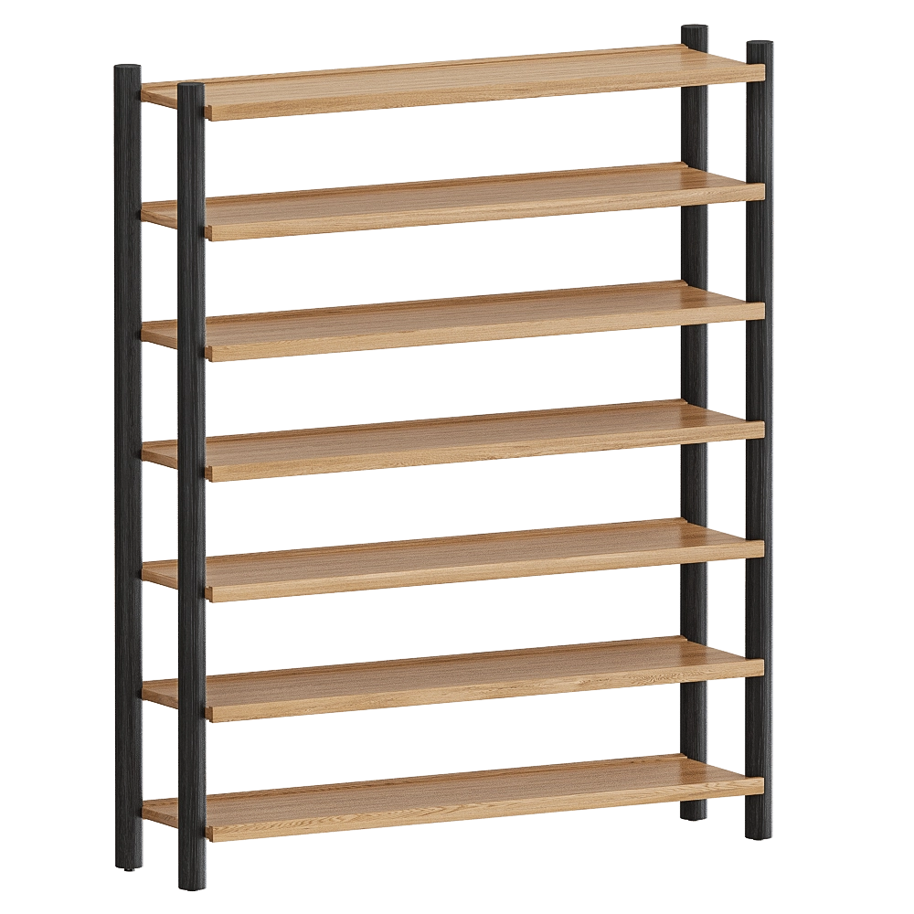 Carel Woodworks – Steekla Open Storage 3D Model