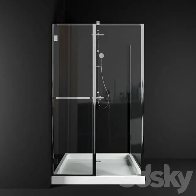 Carena KDJ shower and shower system Fresh 7Q. 3DModel Carena KDJ shower and shower system Fresh 7Q. 3DModel