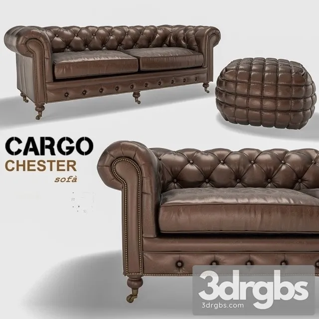 Cargo Chester Sofa 01 3D Model Download Cargo Chester Sofa 01 3D Model Download
