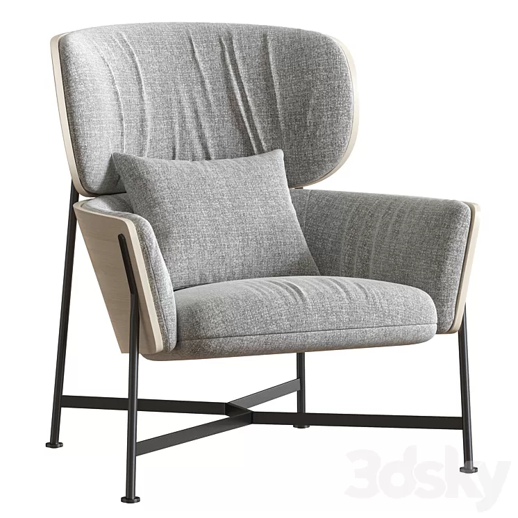 Caristo Armchair 3D Model Free Download