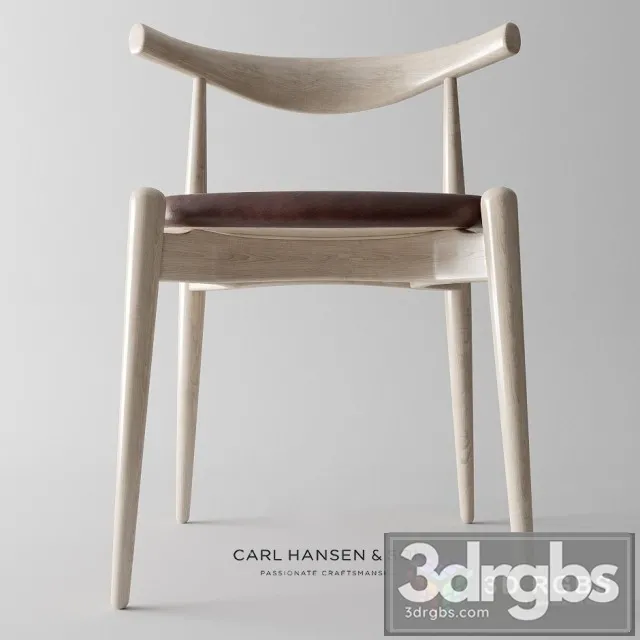 Carl Hansen CH20 Elbow Chair 3D Model Download