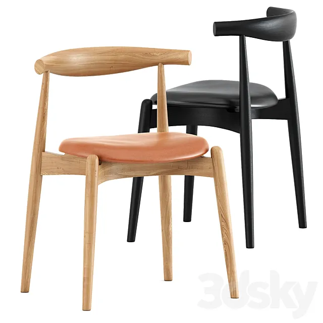 Carl Hansen CH20 Elbow chair 3D Model