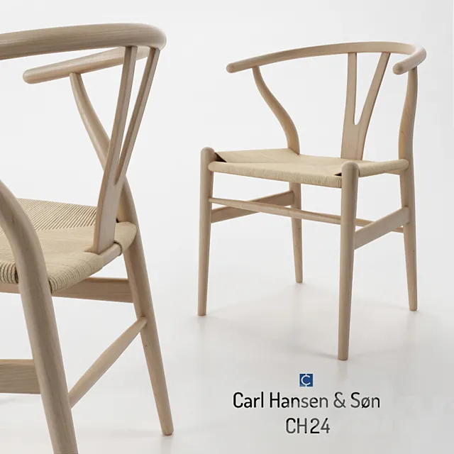 Carl Hansen & Son CH24 3D Model Carl Hansen & Son CH24 3D Model