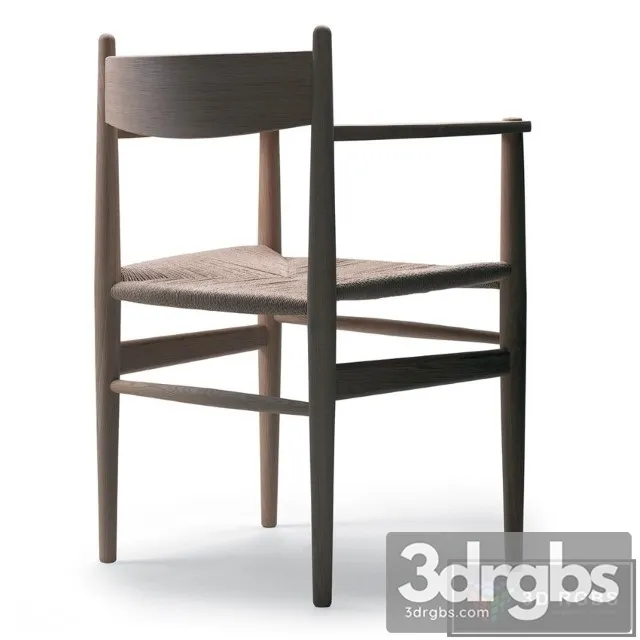 Carl Hansen Son CH37 Chair 3D Model Download