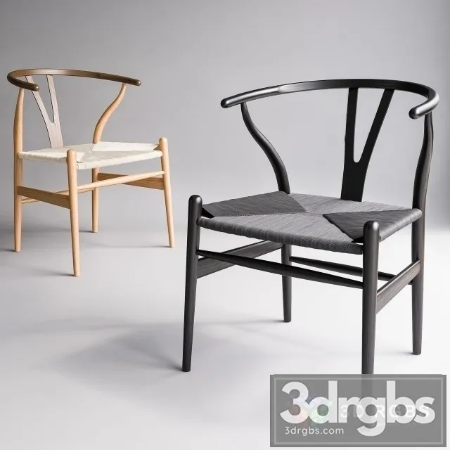 Carl Hansen Son Wishbone Chair CH24 3D Model Download