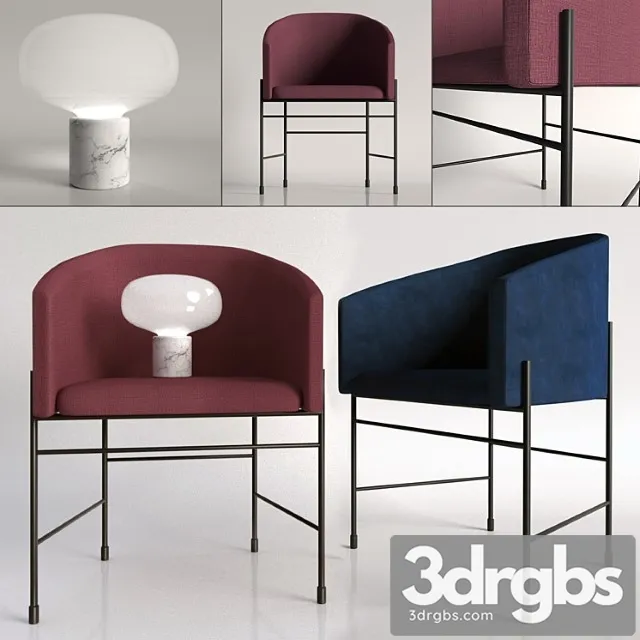 carl-johan table lamp 3D Model Download