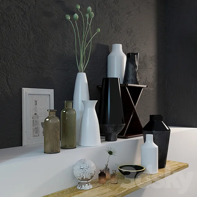 Carla Peters Chulucanas Vases 3D Model