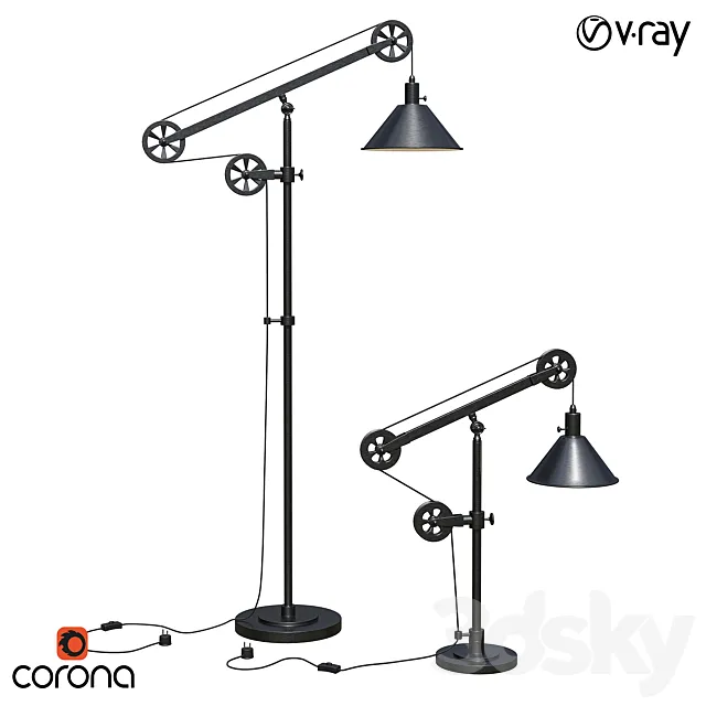 Carlisle floor Lamp 3DModel