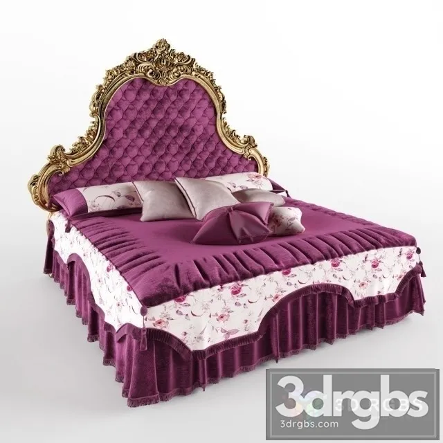 Carlo Asnaghi Bed 3D Model Download