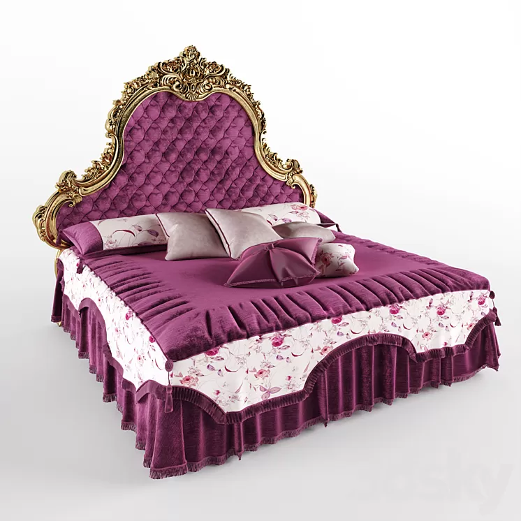 Carlo Asnaghi Bed Sofia 3D Model