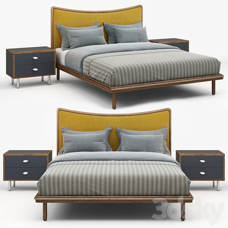 Carlton bed 3D Model Carlton bed 3D Model