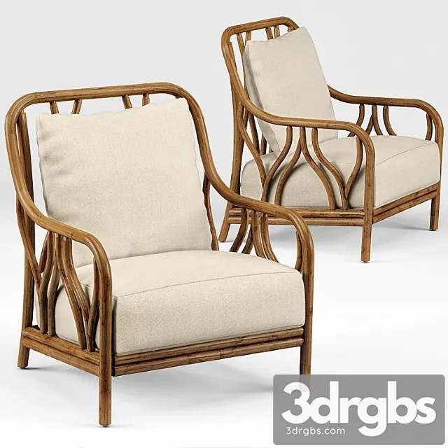 Carmela rattan pole wishbone chair