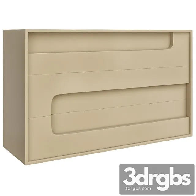 Carnabi chest of 3 drawers 2 3D Model Download Carnabi chest of 3 drawers 2 3D Model Download