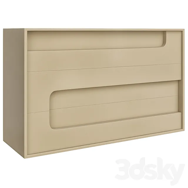 Carnabi chest of 3 drawers 3DModel Carnabi chest of 3 drawers 3DModel
