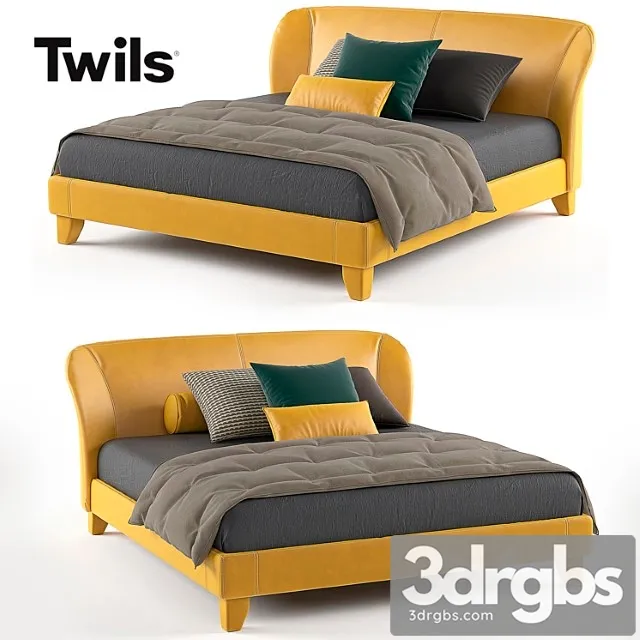 Carnaby Twills Bed 3D Model Download