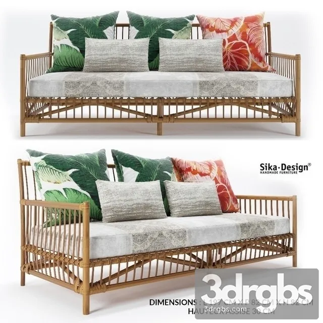 Caroline Sofa Sika Design 3D Model Download Caroline Sofa Sika Design 3D Model Download