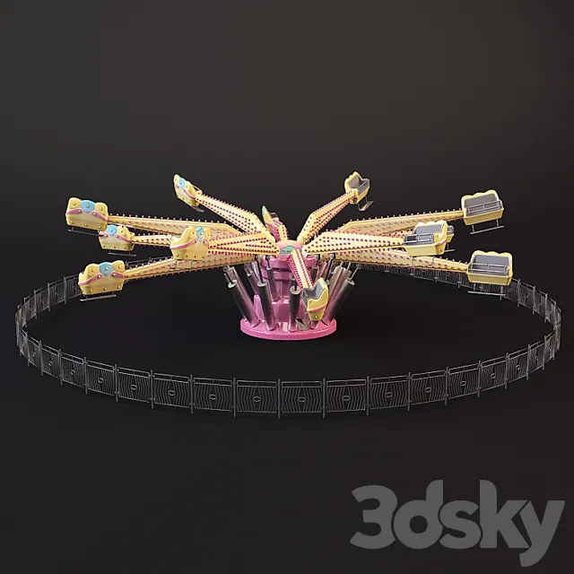 Carousel 3D Model