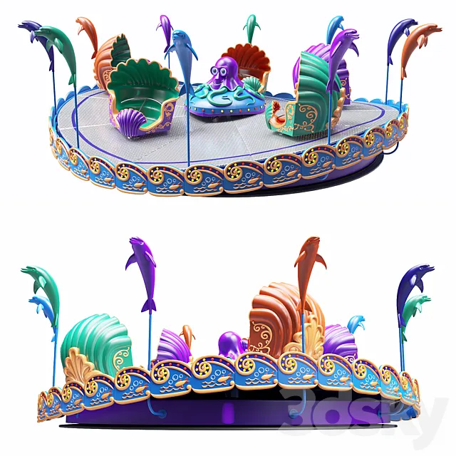 Carousel 3D Model Carousel 3D Model