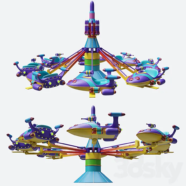 Carousel 3D Model Carousel 3D Model