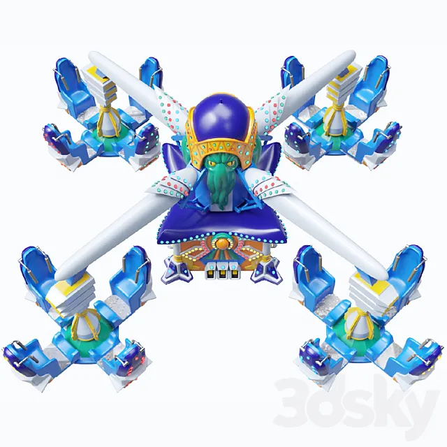 Carousel 3D Model Carousel 3D Model