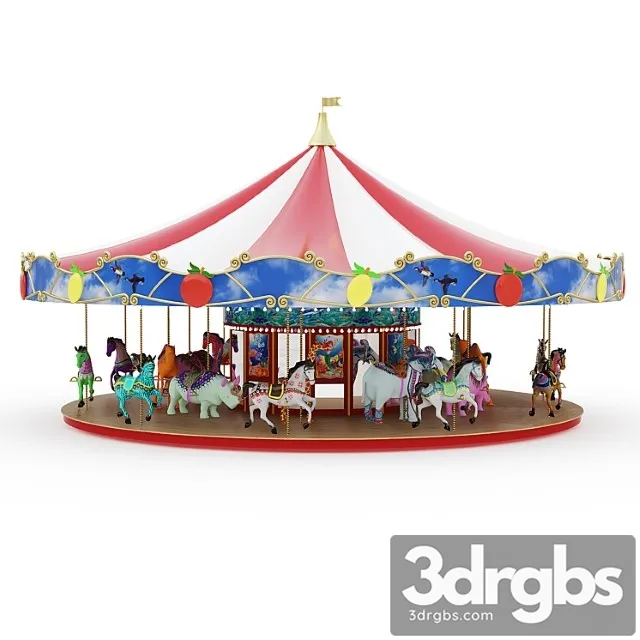 Carousel 3D Model Download Carousel 3D Model Download