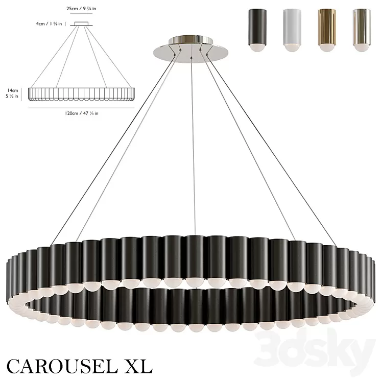 Carousel_XL 3D Model