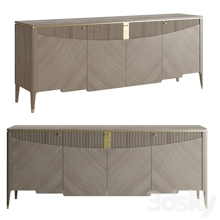 Carpanese 4 Door Sideboard 3D Model Free Download Carpanese 4 Door Sideboard 3D Model Free Download