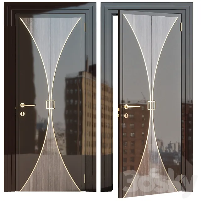 Carpanese canaletto door 3D Model