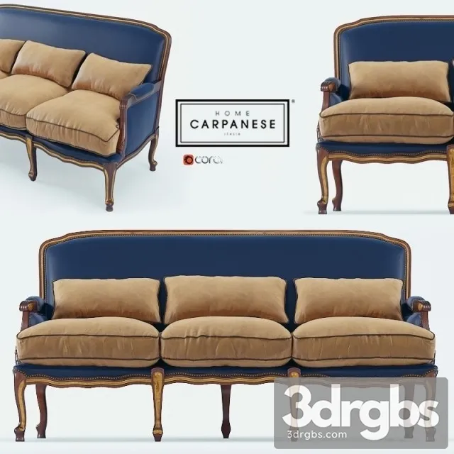 Carpanese Sofa 01 3D Model Download Carpanese Sofa 01 3D Model Download