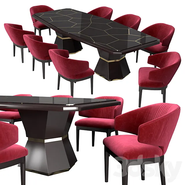 Carpanese Temptation Dining 3D Model