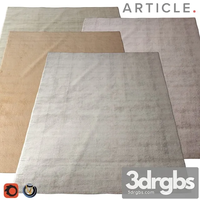 Carpet article (sheena) 2400х3000 (4 colors) 3D Model Download Carpet article (sheena) 2400х3000 (4 colors) 3D Model Download