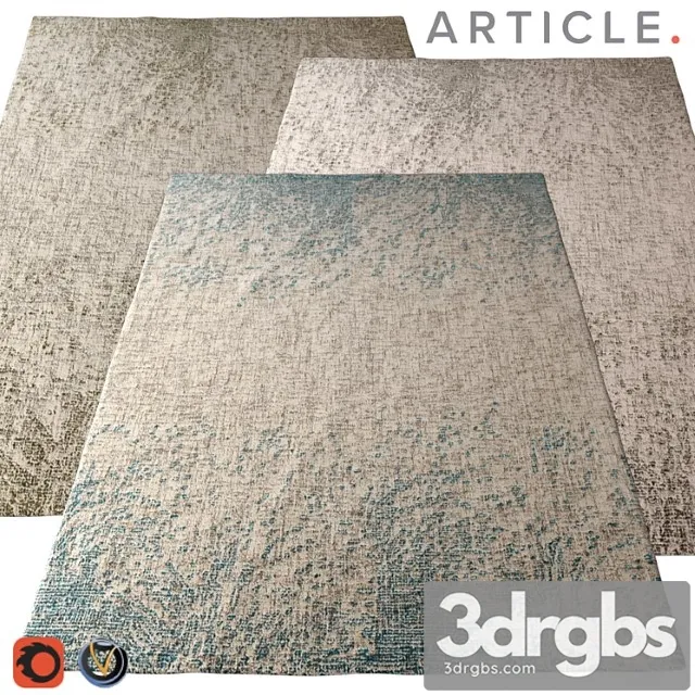 Carpet article (splash) 2400х3000 (3 colors) 3D Model Download Carpet article (splash) 2400х3000 (3 colors) 3D Model Download