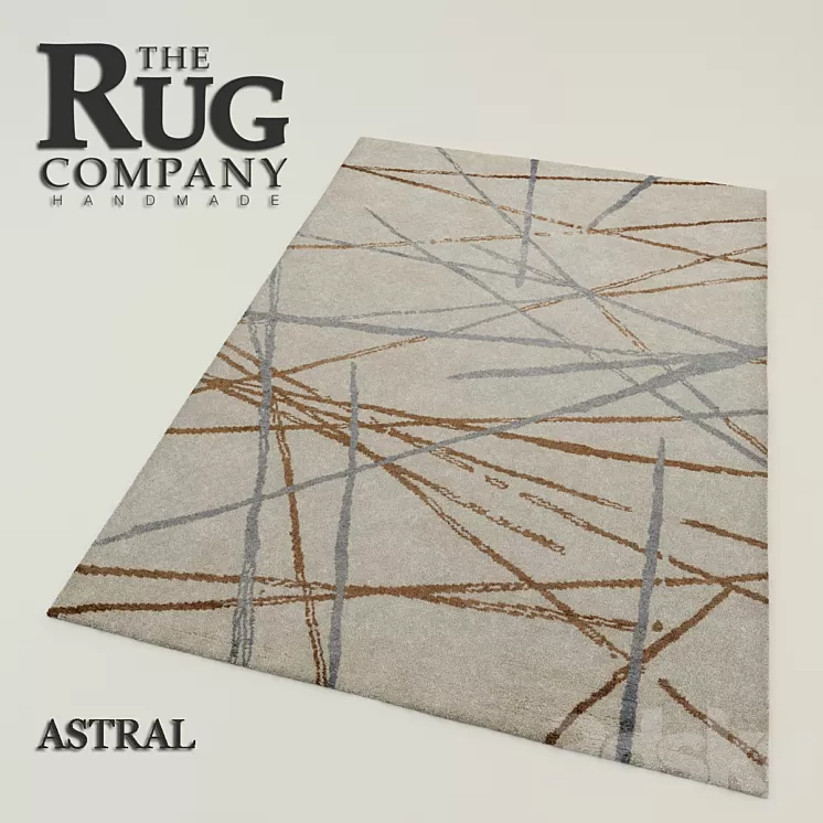 Carpet ASTRAL The Rug Company 3D Model Carpet ASTRAL The Rug Company 3D Model