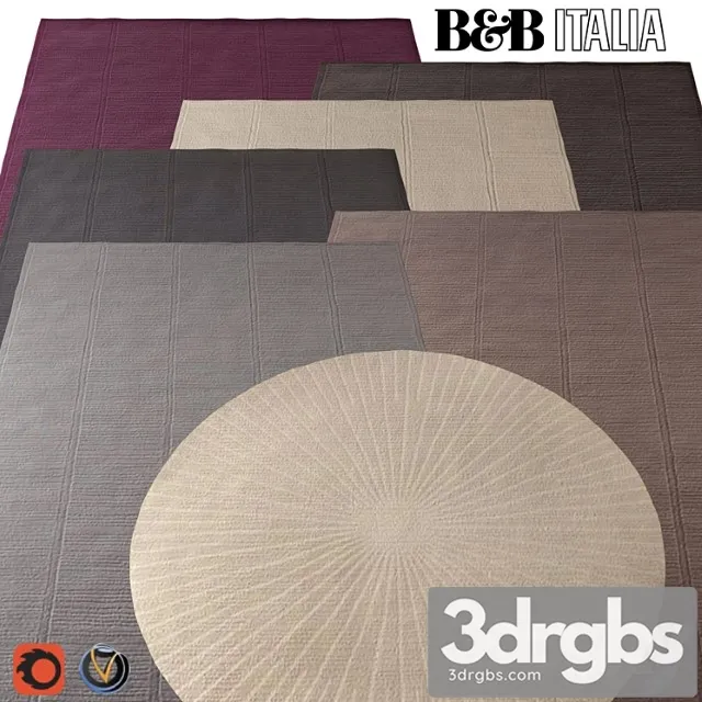 Carpet b & b italia (cratis) 2000х3000 (7 colors) 3D Model Download Carpet b & b italia (cratis) 2000х3000 (7 colors) 3D Model Download