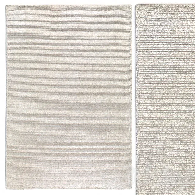 Carpet Benuta Lines Viscose Cream Rug 3D Model Carpet Benuta Lines Viscose Cream Rug 3D Model