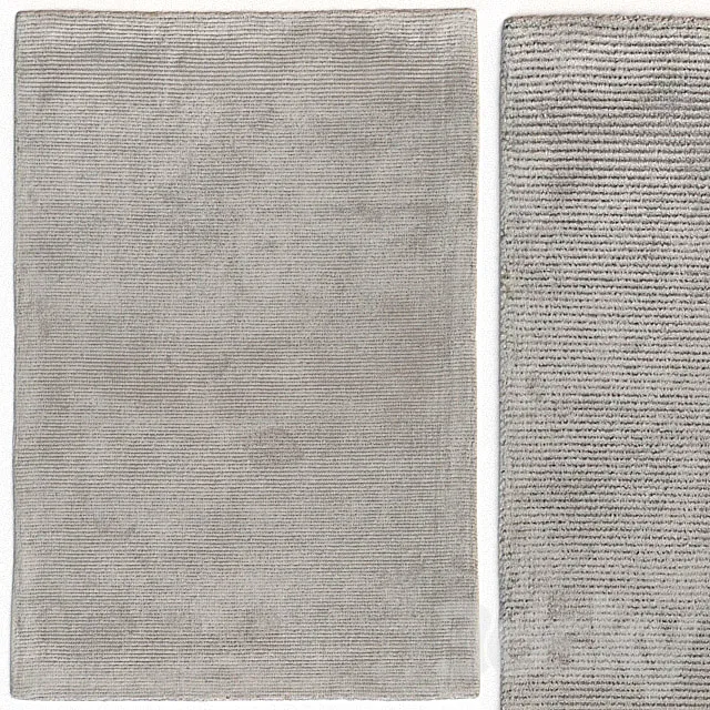 Carpet Benuta Lines Viscose Grey Rug 3D Model Carpet Benuta Lines Viscose Grey Rug 3D Model