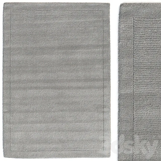 Carpet Benuta Uni Wool Gray Rug 3D Model Carpet Benuta Uni Wool Gray Rug 3D Model