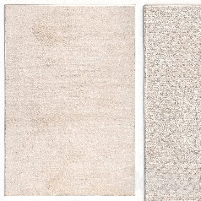 Carpet Benuta Velvet Beige Rug 3D Model Carpet Benuta Velvet Beige Rug 3D Model