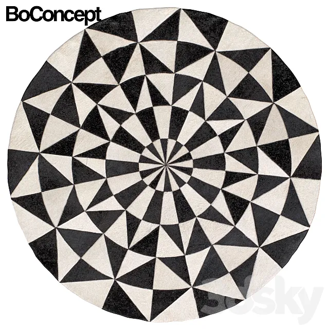 Carpet BoConcept Dito Rug 3D Model