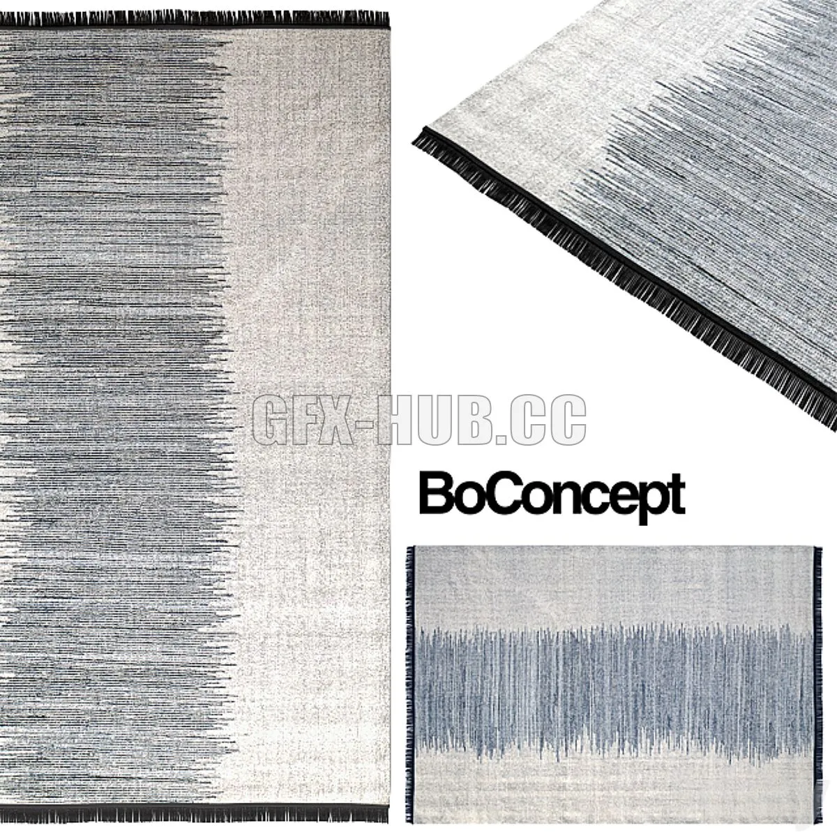 Carpet BoConcept Usaki Rug 3D Model