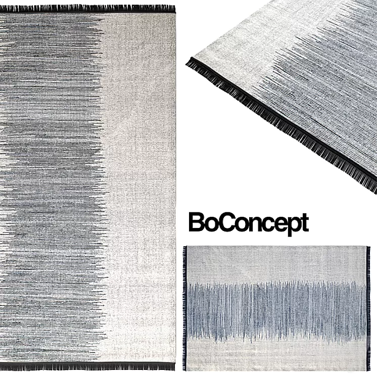 Carpet BoConcept Usaki Rug 3D Model Carpet BoConcept Usaki Rug 3D Model